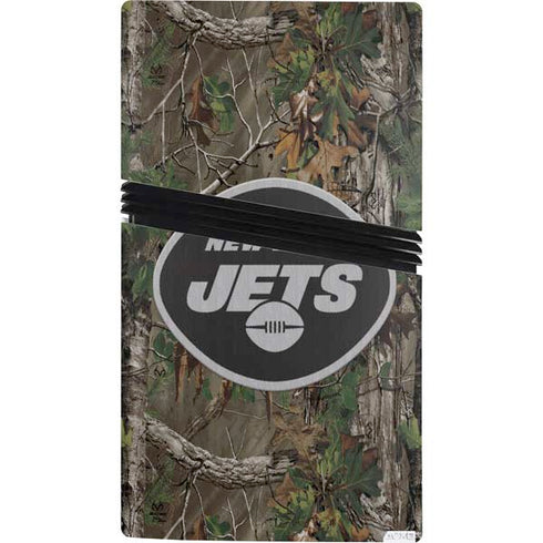NFL New York Jets Realtree Xtra Green Camo PS5 Pro Console Skin