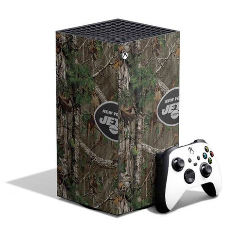 NFL New York Jets Realtree Xtra Green Camo XBox Series X Digital Edition Bundle Skin