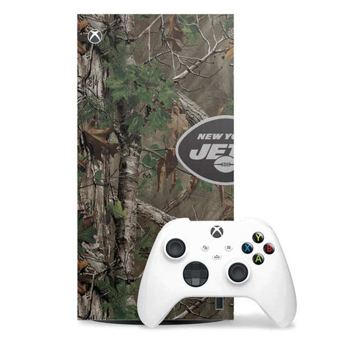 NFL New York Jets Realtree Xtra Green Camo Xbox Series X Skins