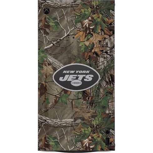 NFL New York Jets Realtree Xtra Green Camo XBox Series X Digital Edition Console Skin