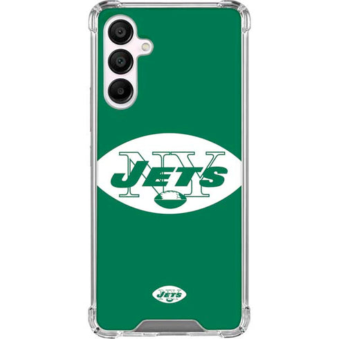 NFL New York Jets Retro Logo Galaxy A16 5G Clear Case