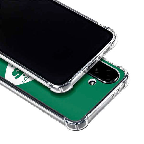 NFL New York Jets Retro Logo Galaxy A36 5G Clear Case