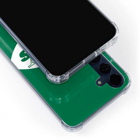 NFL New York Jets Retro Logo Galaxy A55 5G Clear Case