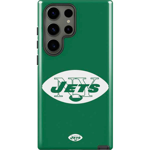 NFL New York Jets Retro Logo Galaxy S23 Ultra Pro Case