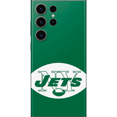NFL New York Jets Retro Logo Galaxy Skins