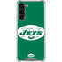 NFL New York Jets Retro Logo Galaxy S24 FE Clear Case