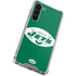 NFL New York Jets Retro Logo Galaxy S24 FE Clear Case