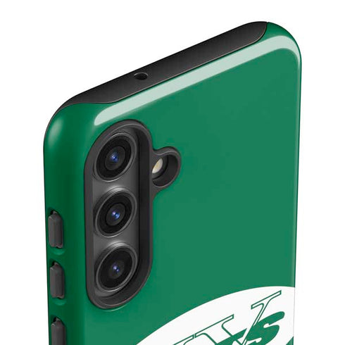 NFL New York Jets Retro Logo Galaxy S25 Impact Case
