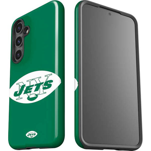 NFL New York Jets Retro Logo Galaxy S25 Impact Case