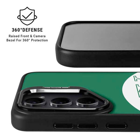 NFL New York Jets Retro Logo Galaxy S25 Kickstand Case