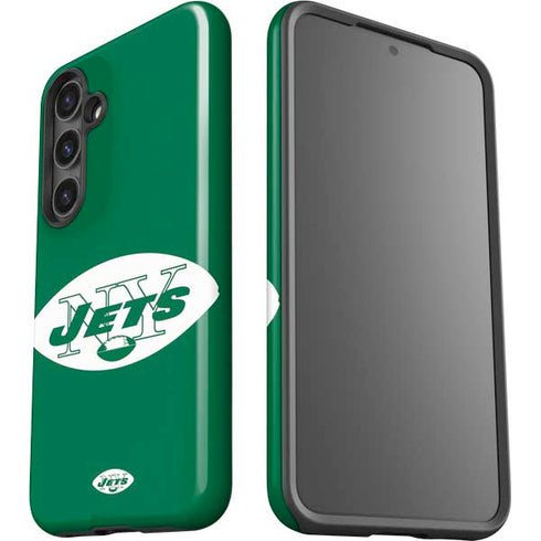NFL New York Jets Retro Logo Galaxy S25 Plus Impact Case