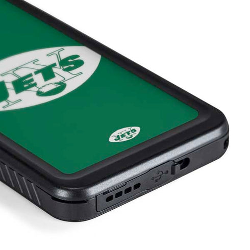 NFL New York Jets Retro Logo Galaxy S24 Plus Waterproof Case