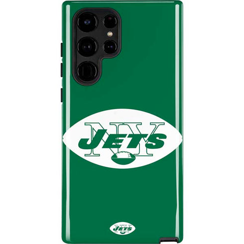 NFL New York Jets Retro Logo Galaxy Cases