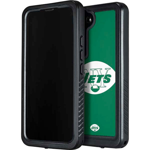 NFL New York Jets Retro Logo Galaxy S24 Waterproof Case