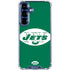 NFL New York Jets Retro Logo Galaxy S25 Clear Case