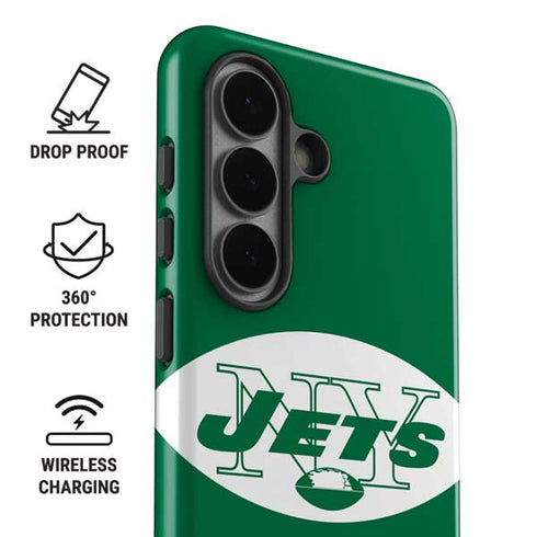 NFL New York Jets Retro Logo Galaxy S26 Impact Case