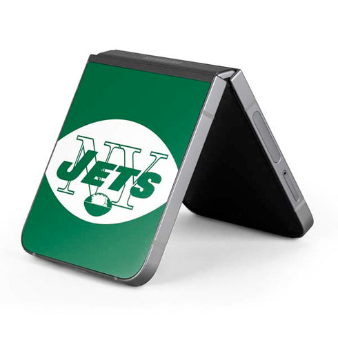 NFL New York Jets Retro Logo Galaxy Z Flip6 Skin