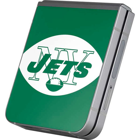 NFL New York Jets Retro Logo Galaxy Z Flip6 Skin