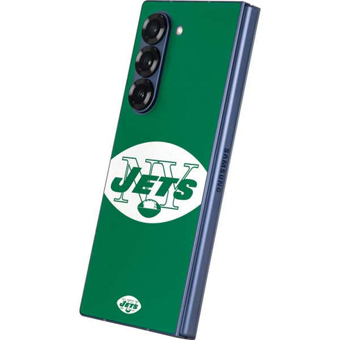 NFL New York Jets Retro Logo Galaxy Z Fold6 Skin