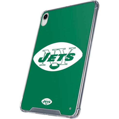 NFL New York Jets Retro Logo iPad 11th Gen (2025) Clear Case