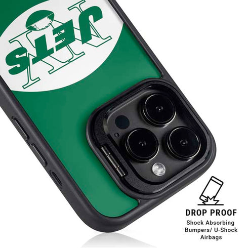 NFL New York Jets Retro Logo iPhone 13 Pro Max Kickstand Case