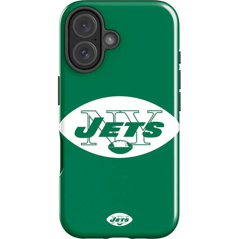 NFL New York Jets Retro Logo iPhone 16 Impact Case