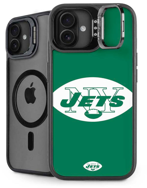 NFL New York Jets Retro Logo iPhone 16 Kickstand Case