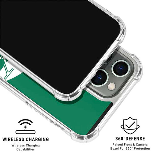 NFL New York Jets Retro Logo iPhone 16 Pro Clear Case