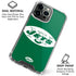 NFL New York Jets Retro Logo iPhone 16 Pro Clear Case