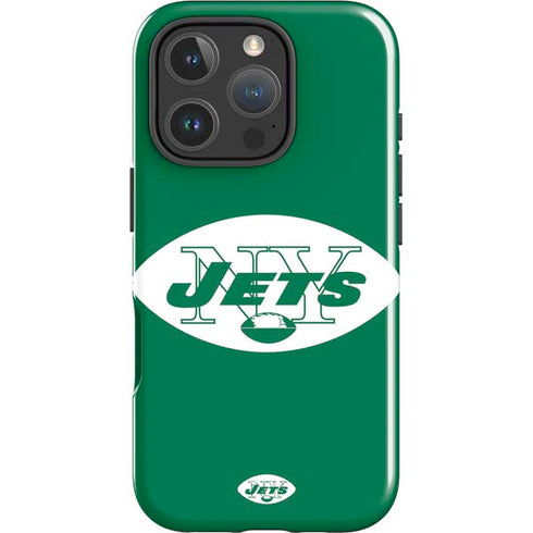 NFL New York Jets Retro Logo iPhone 16 Pro Impact Case
