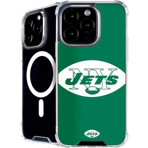 NFL New York Jets Retro Logo iPhone 16 Pro MagSafe Case