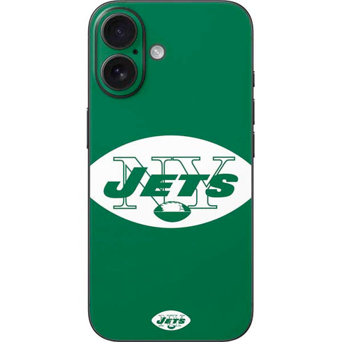 NFL New York Jets Retro Logo iPhone 16 Skin