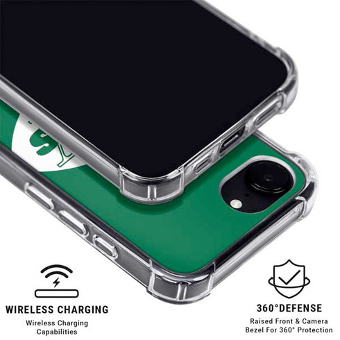 NFL New York Jets Retro Logo iPhone 16e MagSafe Case
