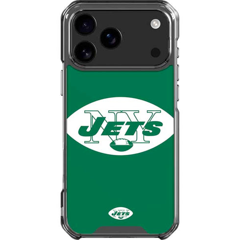 NFL New York Jets Retro Logo iPhone 18 Pro Max Clear Case