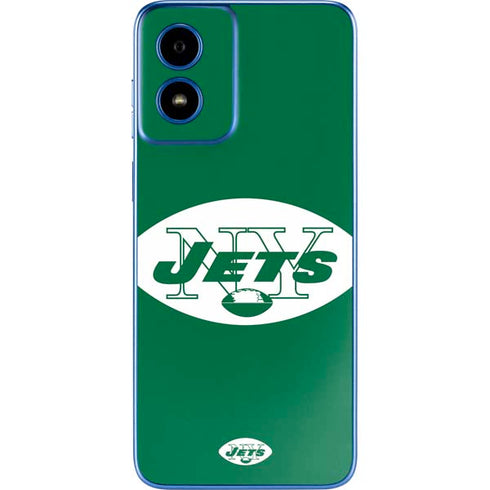 NFL New York Jets Retro Logo Moto G Play 4G (2024) Skin