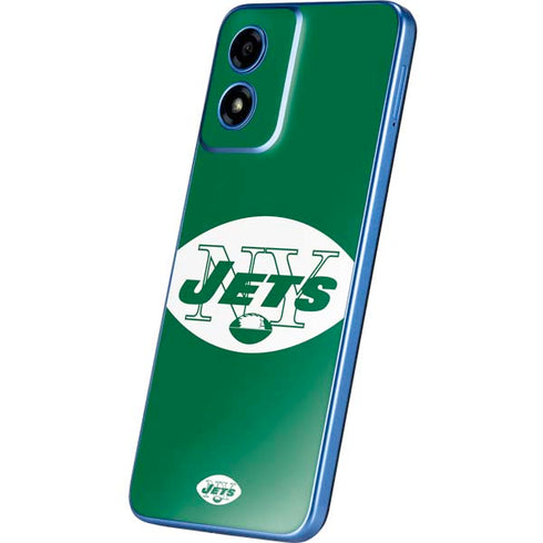 NFL New York Jets Retro Logo Moto G Play 4G (2024) Skin