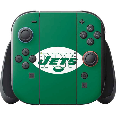NFL New York Jets Retro Logo Nintendo Switch 2 (2025) with Joy-Con Skin
