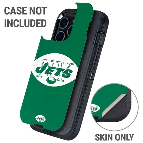 NFL New York Jets Retro Logo Otterbox Defender iPhone Skin