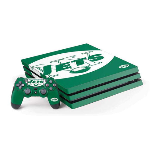 NFL New York Jets Retro Logo PlayStation PS4 Skins