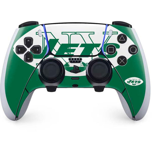 NFL New York Jets Retro Logo PS5 DualSense Edge Pro Controller Skin