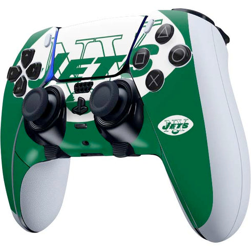 NFL New York Jets Retro Logo PS5 DualSense Edge Pro Controller Skin