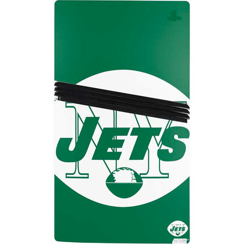 NFL New York Jets Retro Logo PS5 Pro Bundle Skin