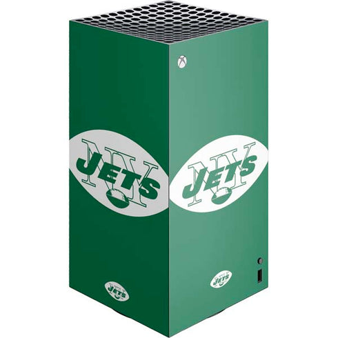 NFL New York Jets Retro Logo XBox Series X Digital Edition Console Skin