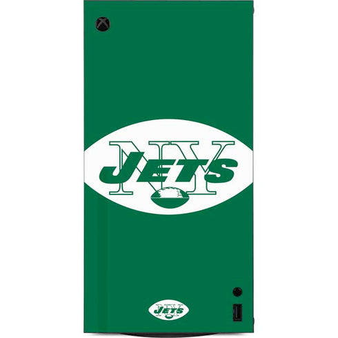 NFL New York Jets Retro Logo XBox Series X Digital Edition Console Skin