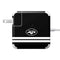NFL New York Jets Shutout 85W Power Adapter (15 and 17 inch MacBook Pro Charger) Skin