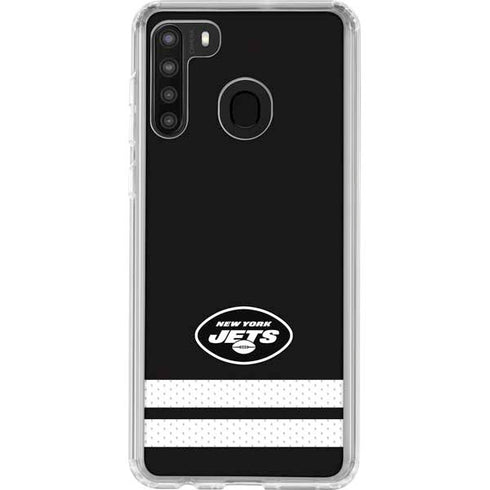 NFL New York Jets Shutout Galaxy A21 Clear Case