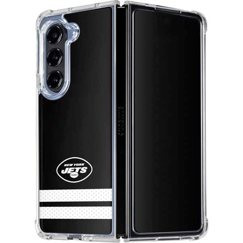 NFL New York Jets Shutout Galaxy Z Fold5 5G Clear Case