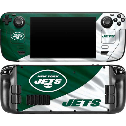 NFL New York Jets Steam Deck Handheld Gaming Computer OLED Skin