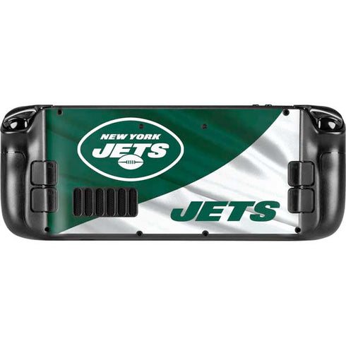 NFL New York Jets Steam Deck Handheld Gaming Computer OLED Skin