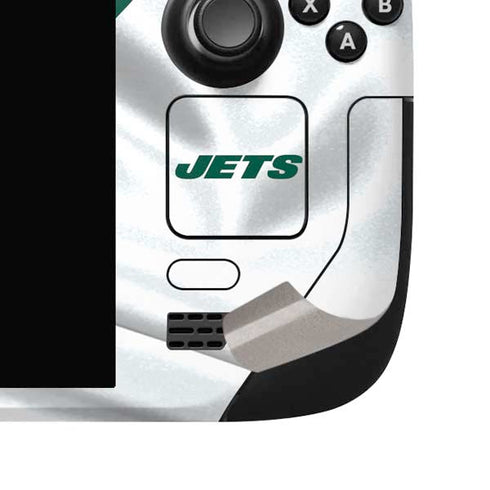 NFL New York Jets Steam Deck Handheld Gaming Computer OLED Skin